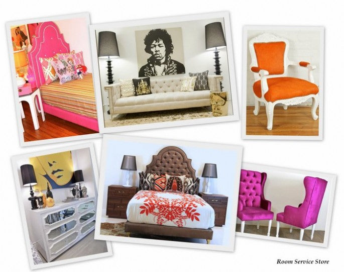 Room Service Hollywood Regency Style featured in Design Lovers Blog