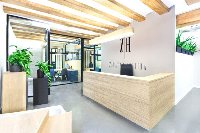 Sleek and chic office interior design project, Spain