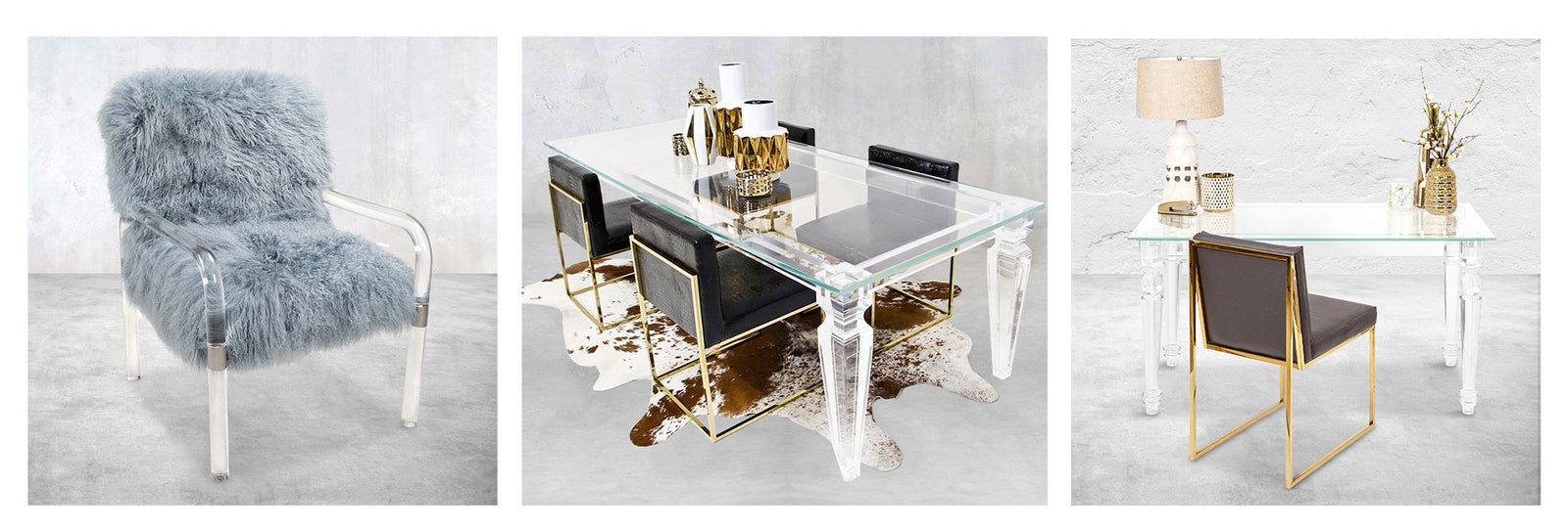 Thinking Clearly: Using Mirror & Lucite In Decor