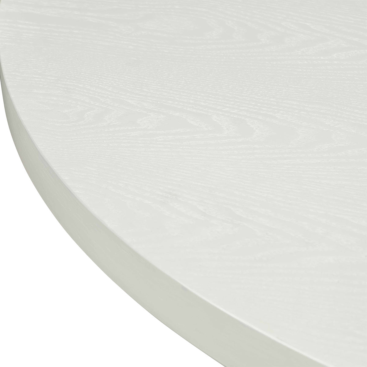 Cordoba Round Dining Table in Matte White Lacquer