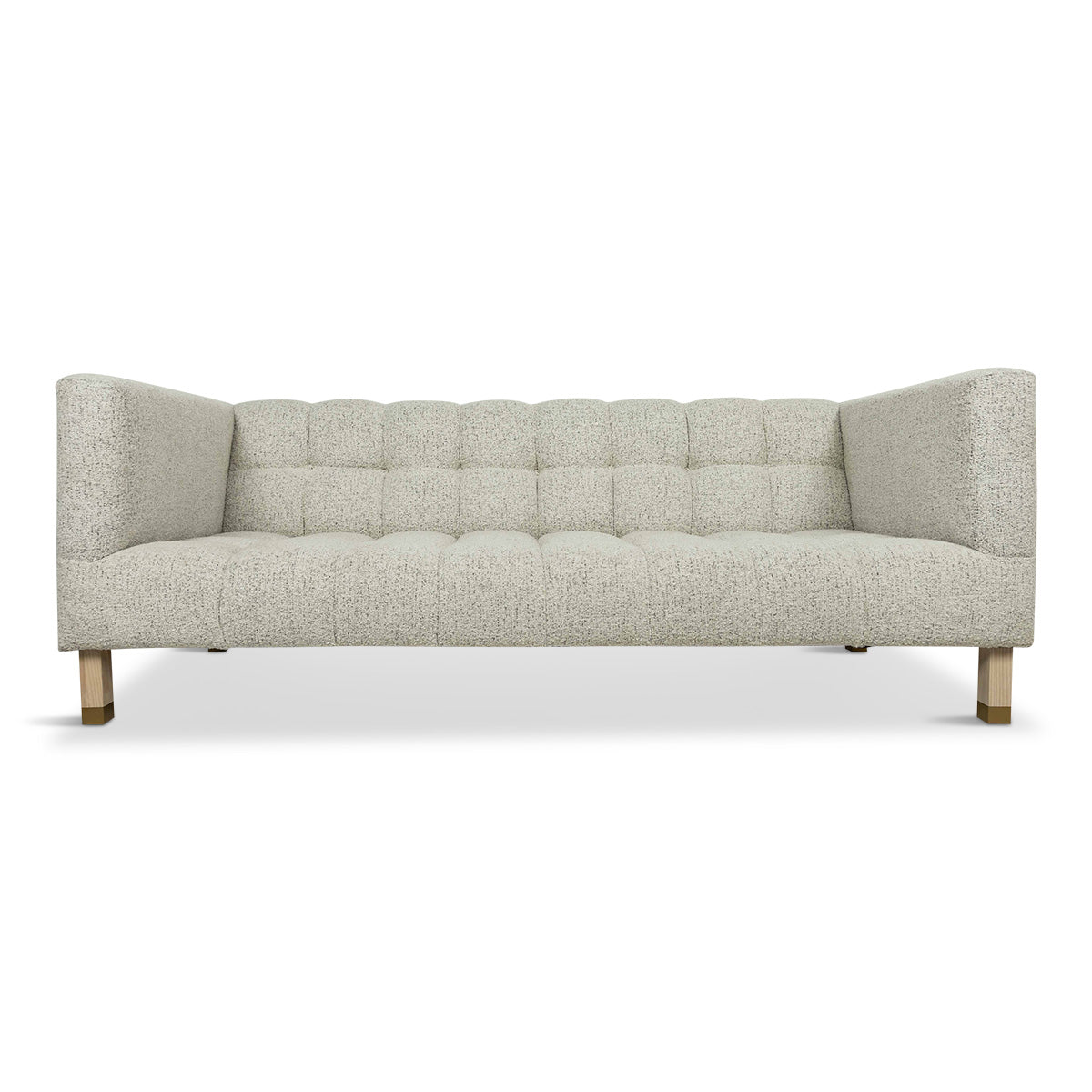 Delano 2 Sofa in White Textured Linen
