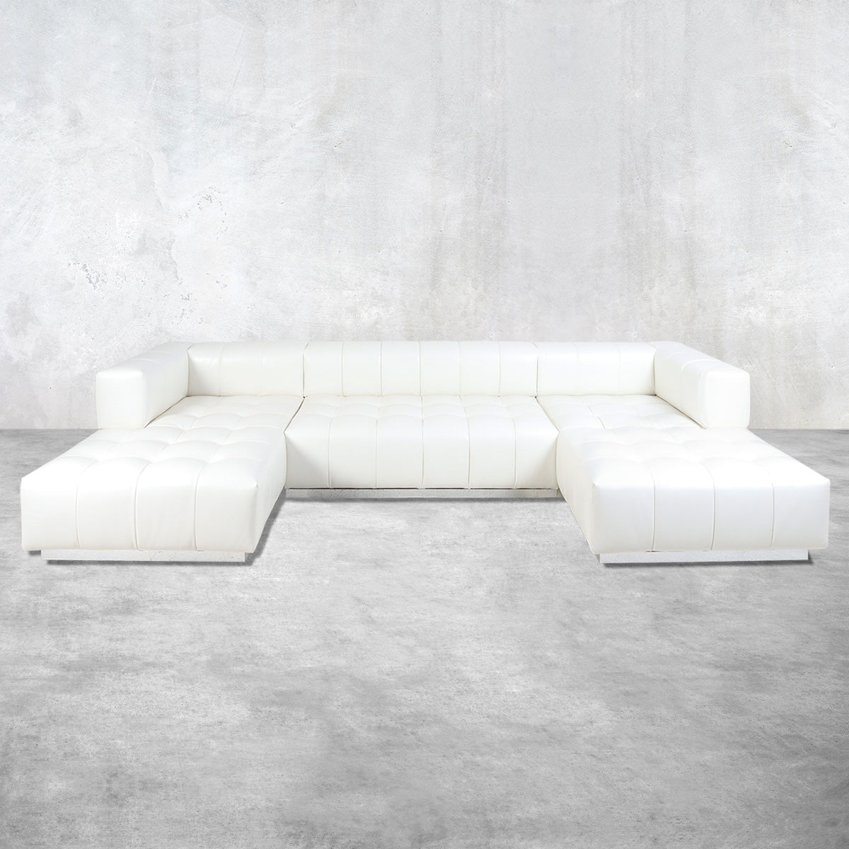 Delano Modular Sectional in Faux Leather