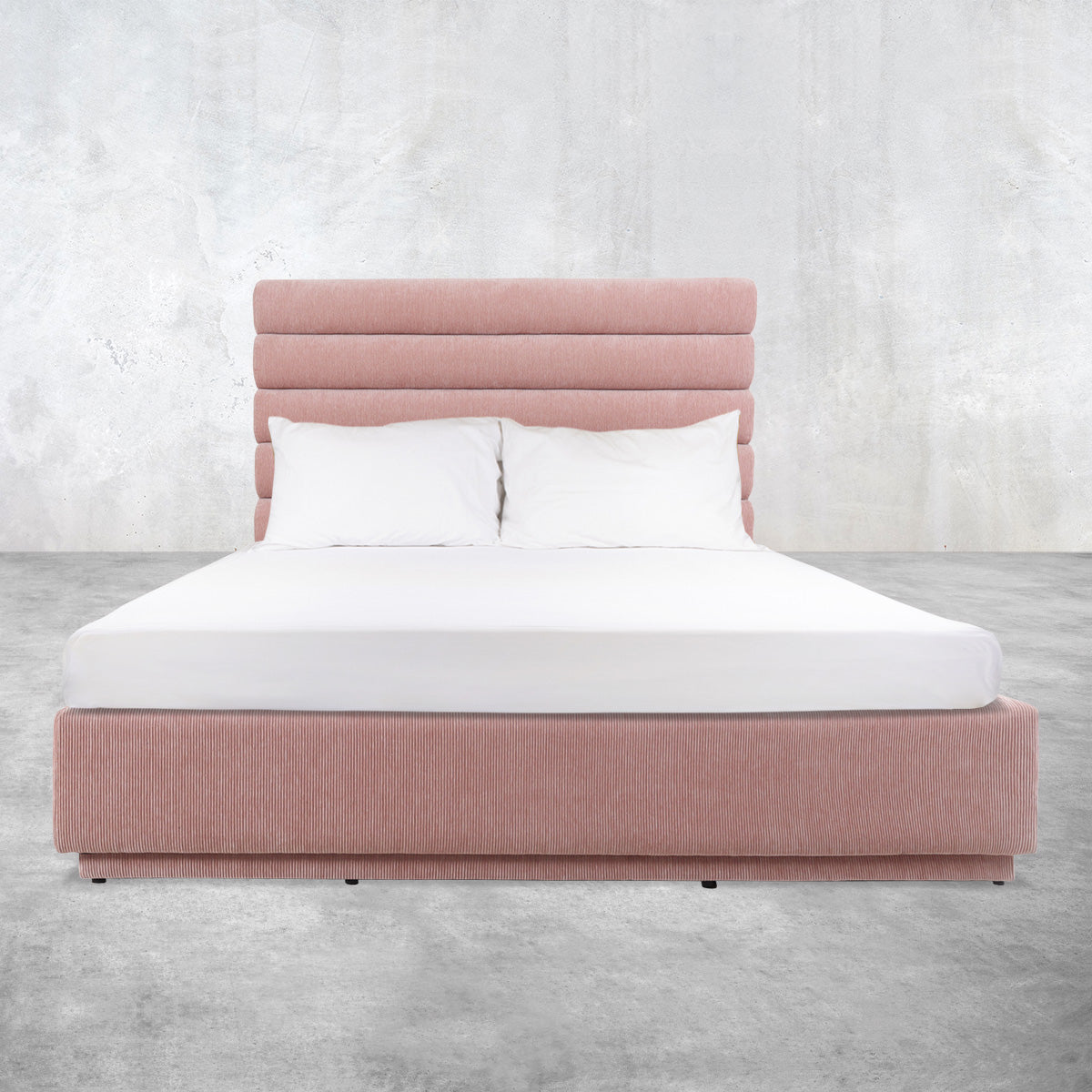 Milan Bed in Corduroy Velvet