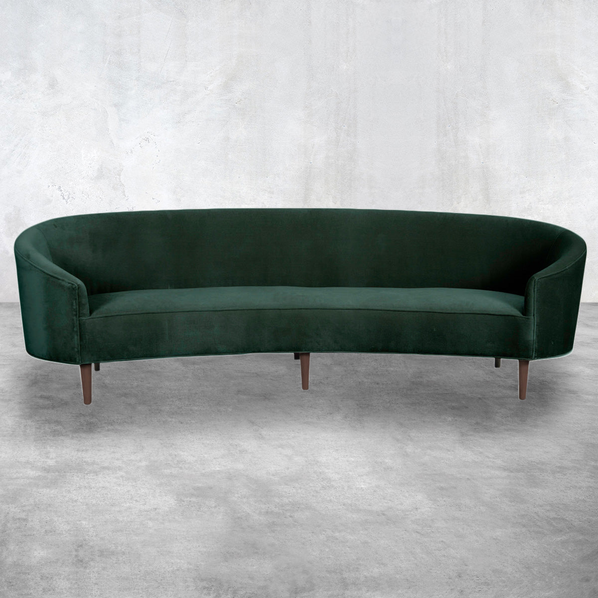 Art Deco Sofa in Hunter Green