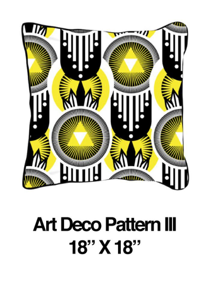 Art Deco Pattern Yellow - ModShop1.com