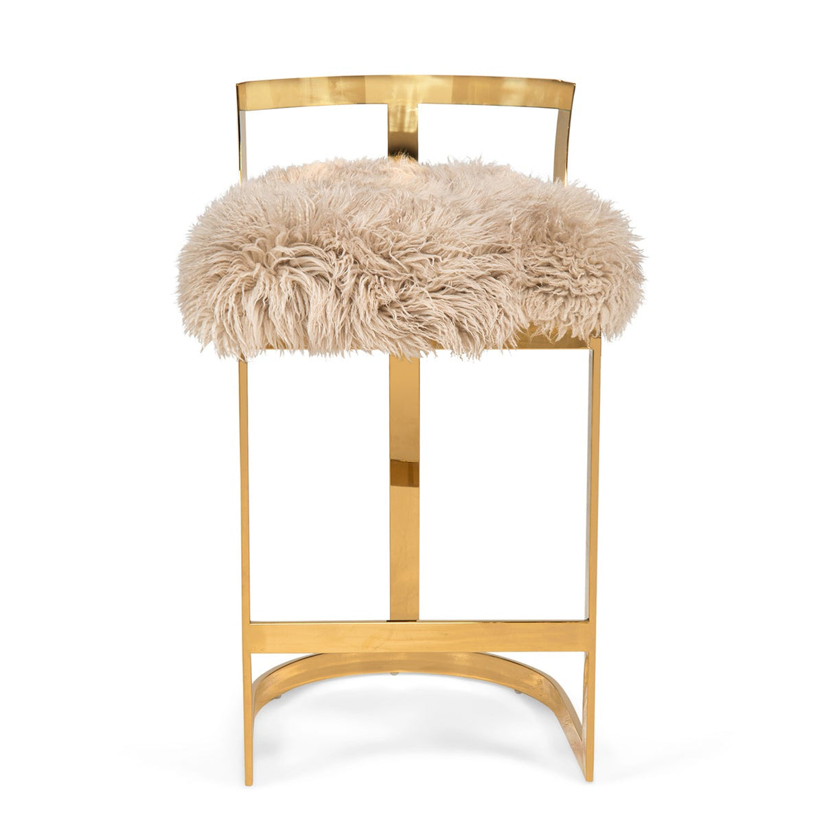 Madrid Bar and Counter Stool in Sheepskin