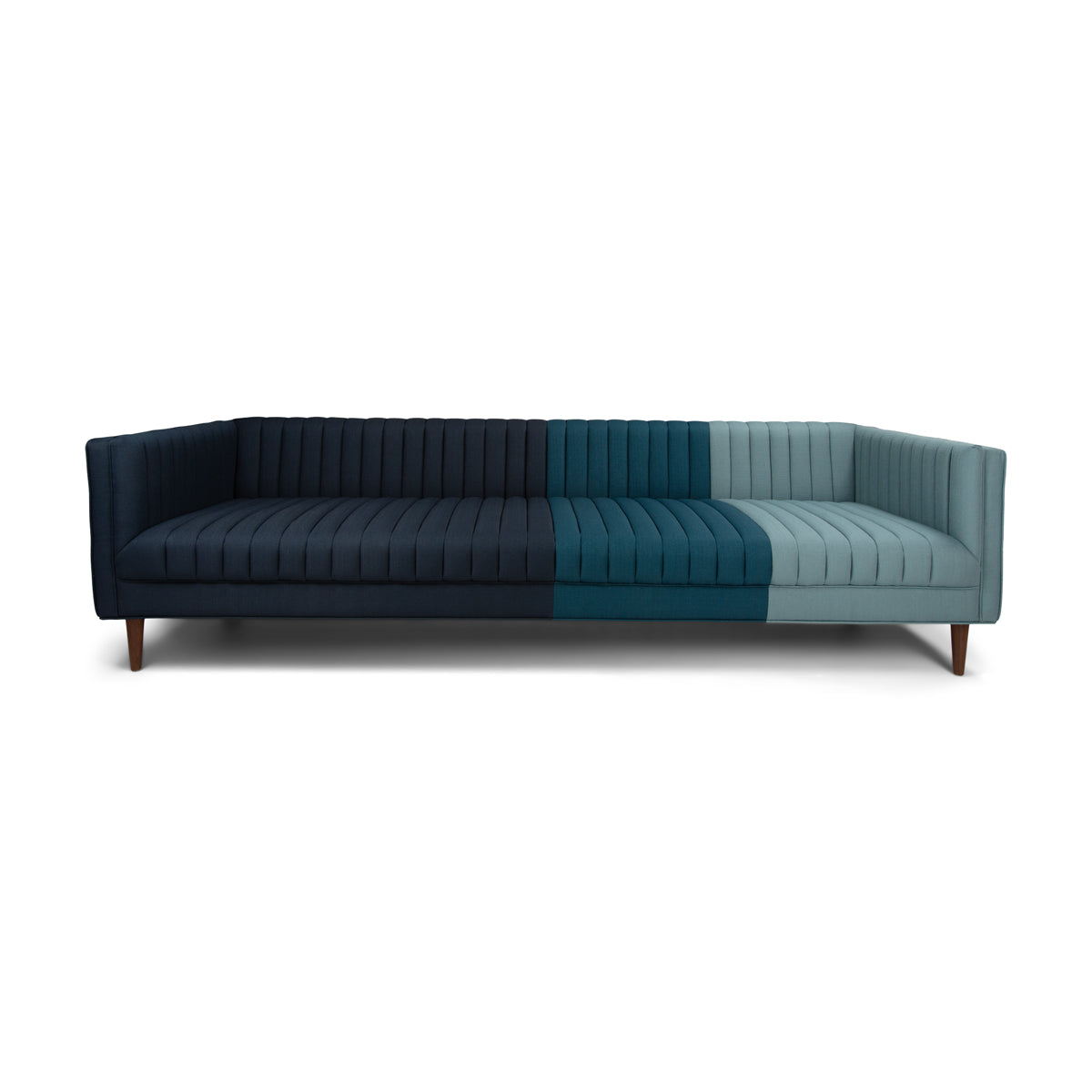 Manhattan Sofa in Ombre Blue Linen