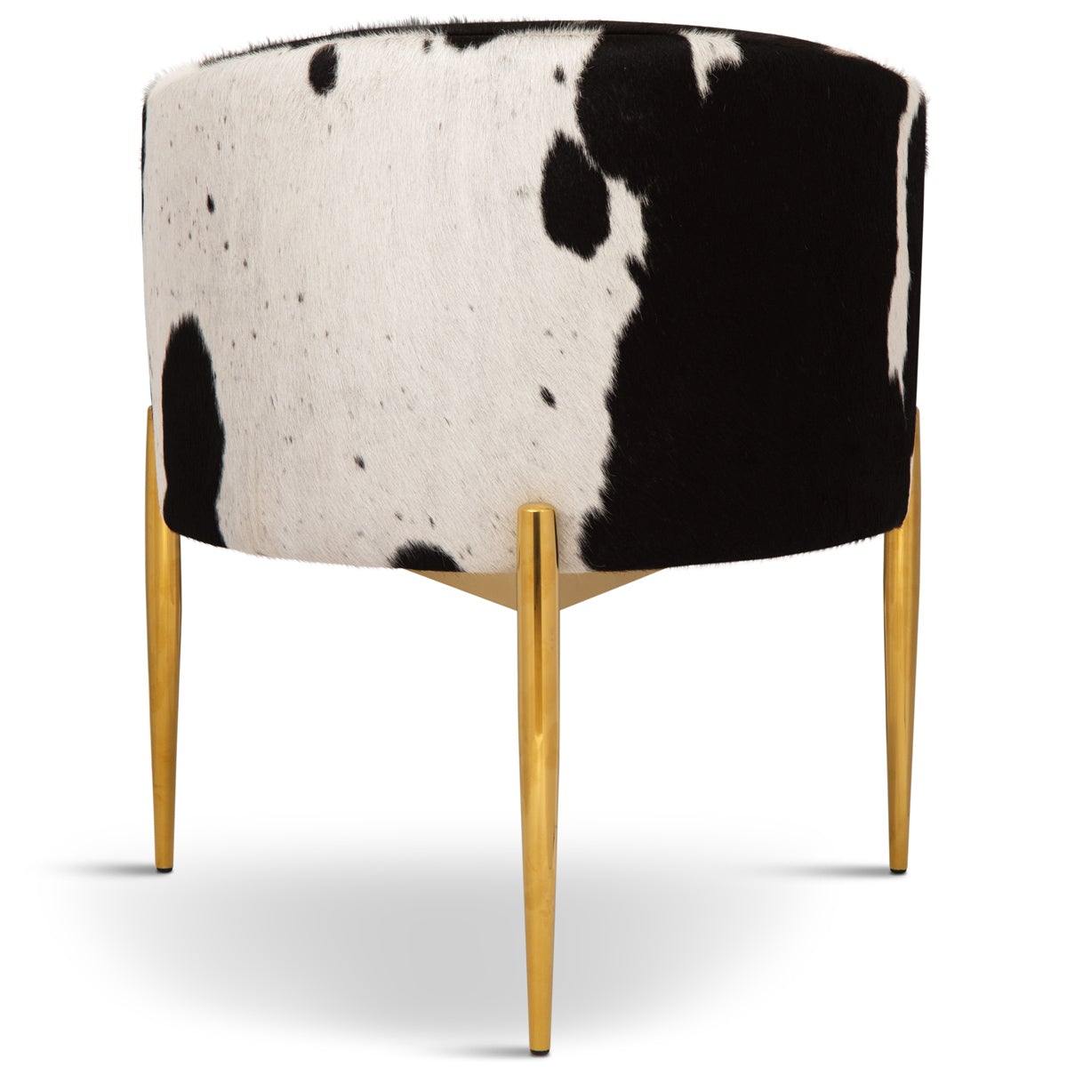 Art Deco Dining Chair in Cowhide - ModShop1.com