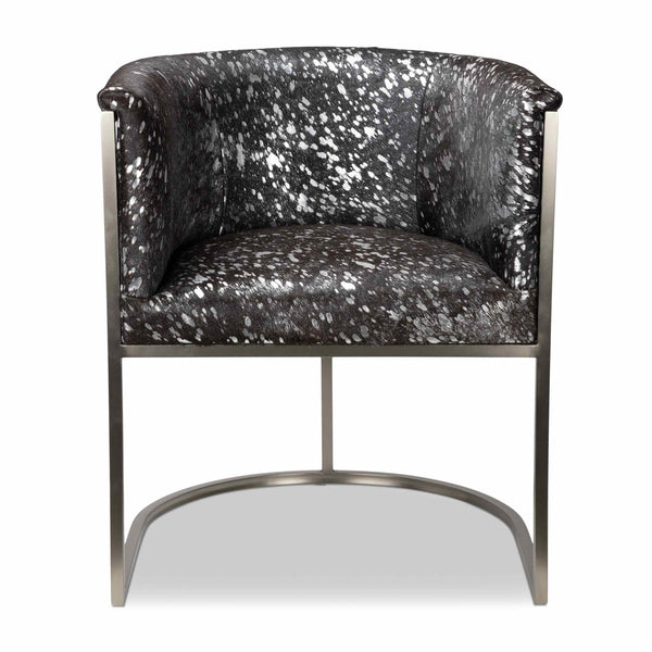 Black silver dining online chairs