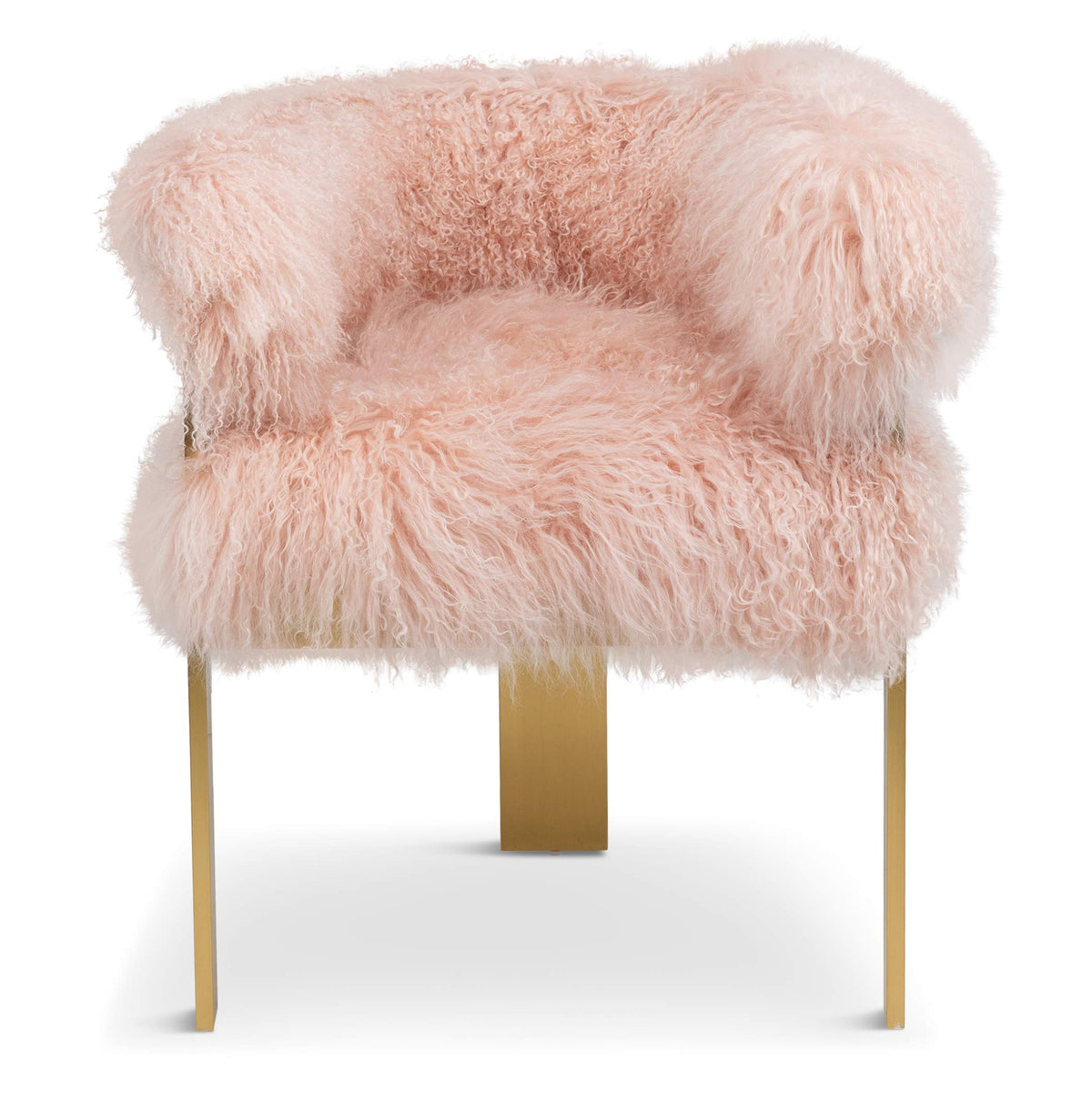 Marseille Dining Chair in Mongolian Fur