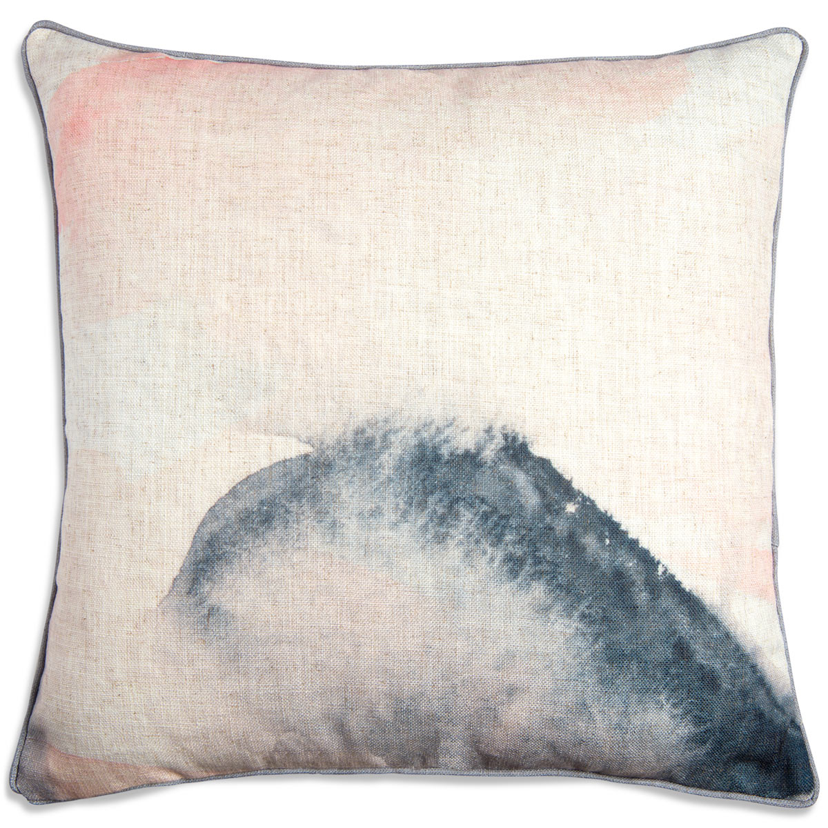 Blush Abstract Greywelt Pillow - ModShop1.com