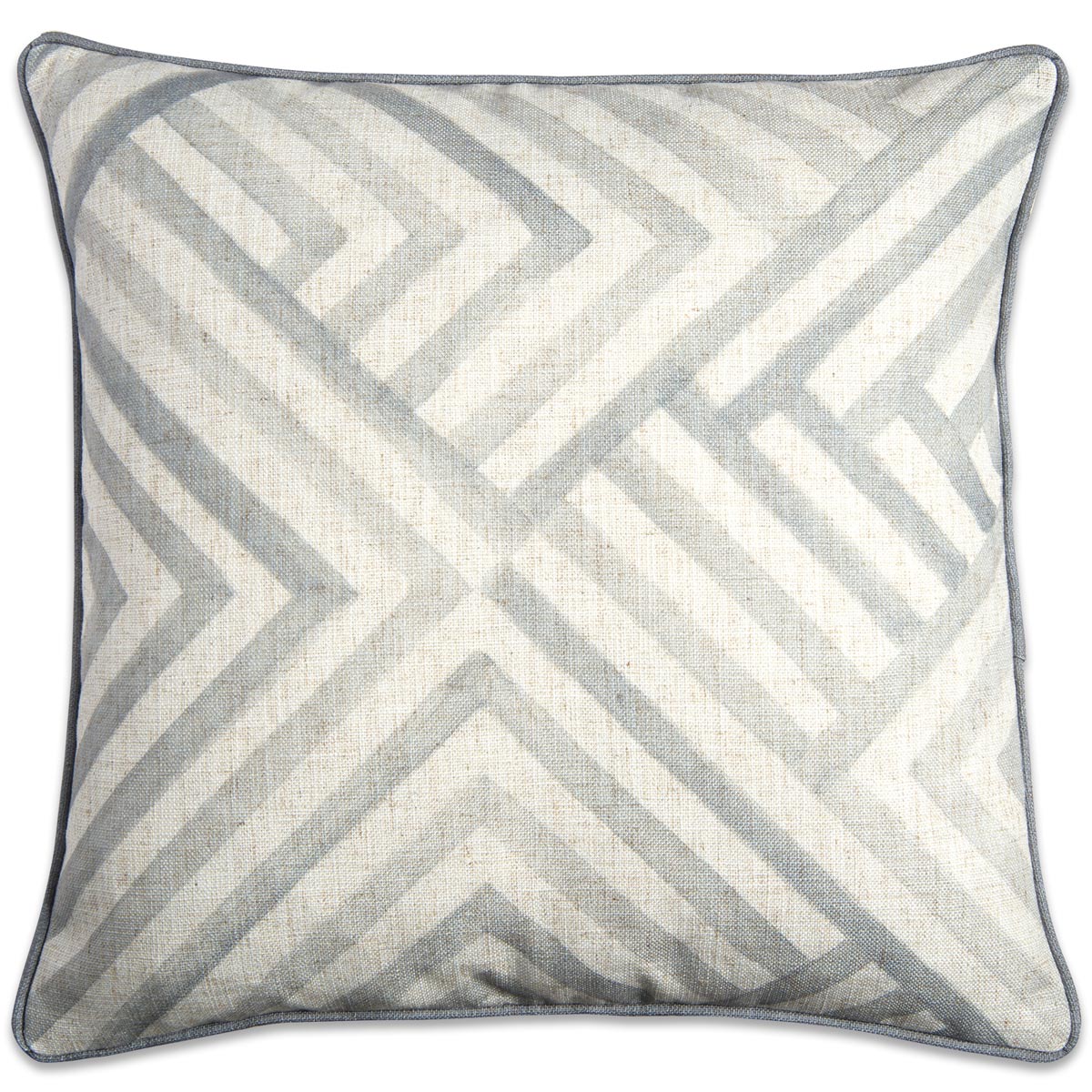 Modern Geometric Watercolor Pillow Grey - ModShop1.com