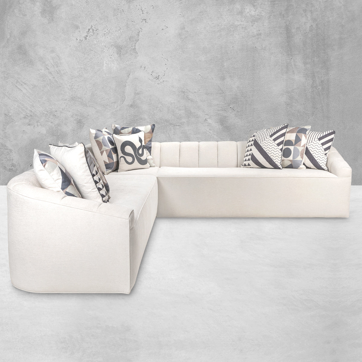 St. Barts Sectional in Trend Oyster