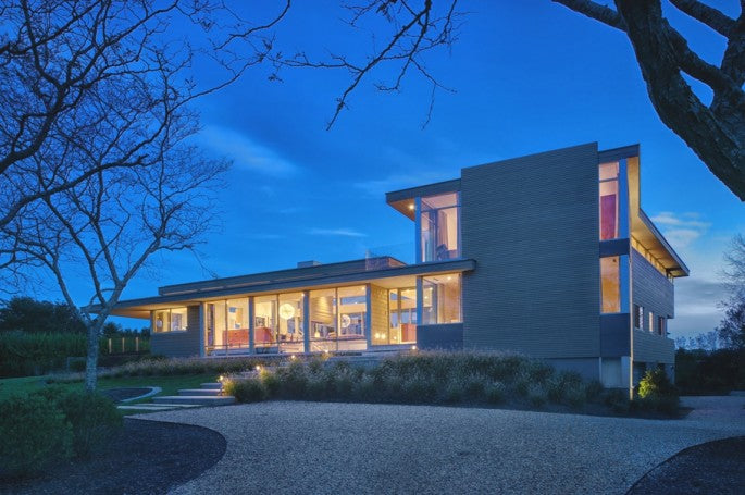Contemporary House by the Pond, New York