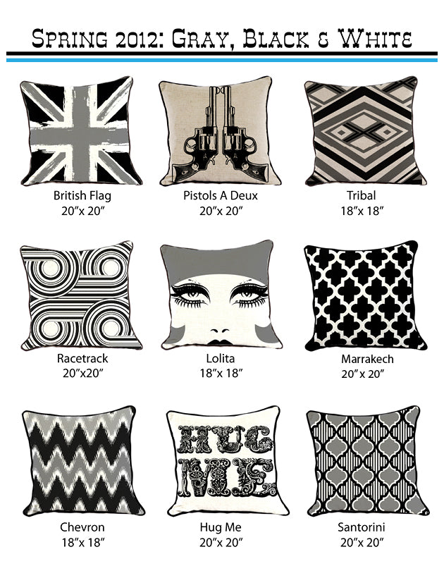 Spring 2012 Modern Throw Pillow Collection