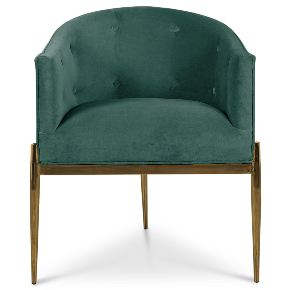 Art Deco Dining Chair in Hunter Green