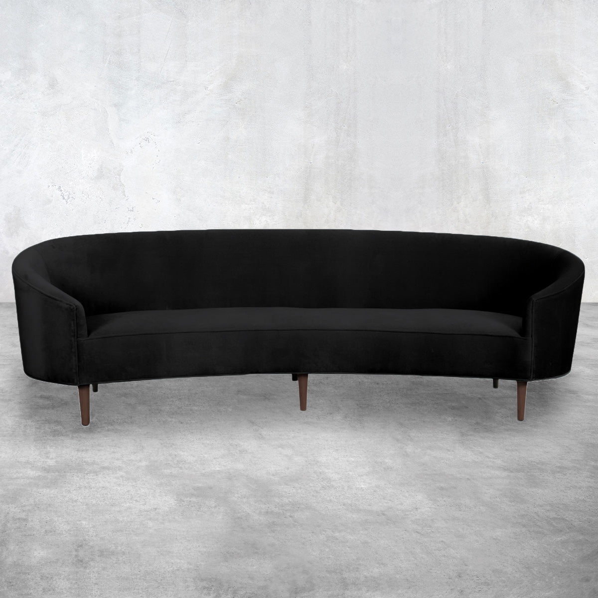 Art Deco Sofa in Onyx