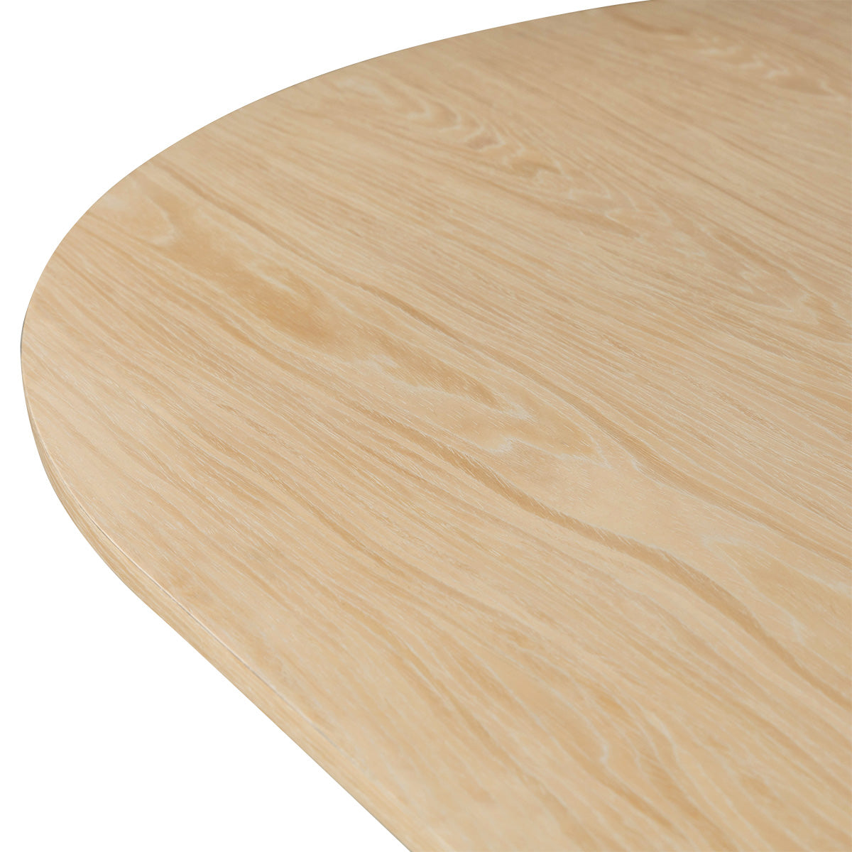 Eden Rock Racetrack Dining Table in White Washed Oak