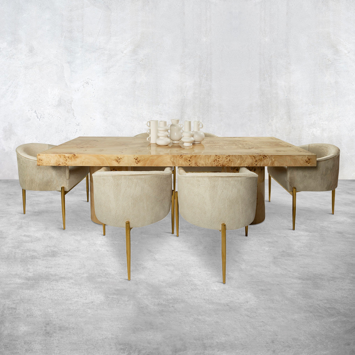 Goldfinger Double Pedestal Dining Table