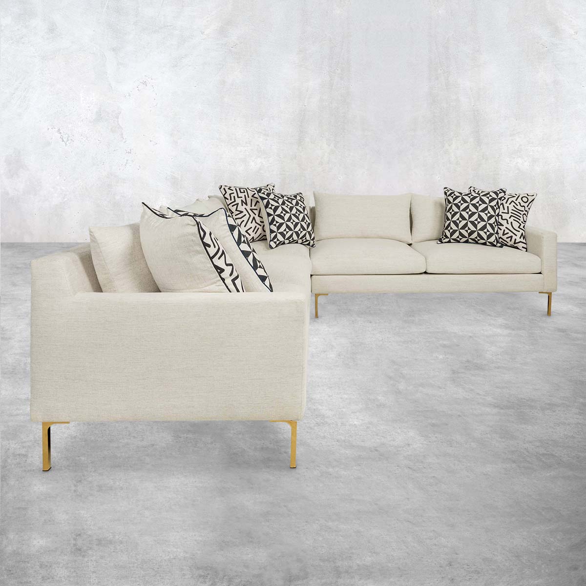 Istanbul Sectional in Linen
