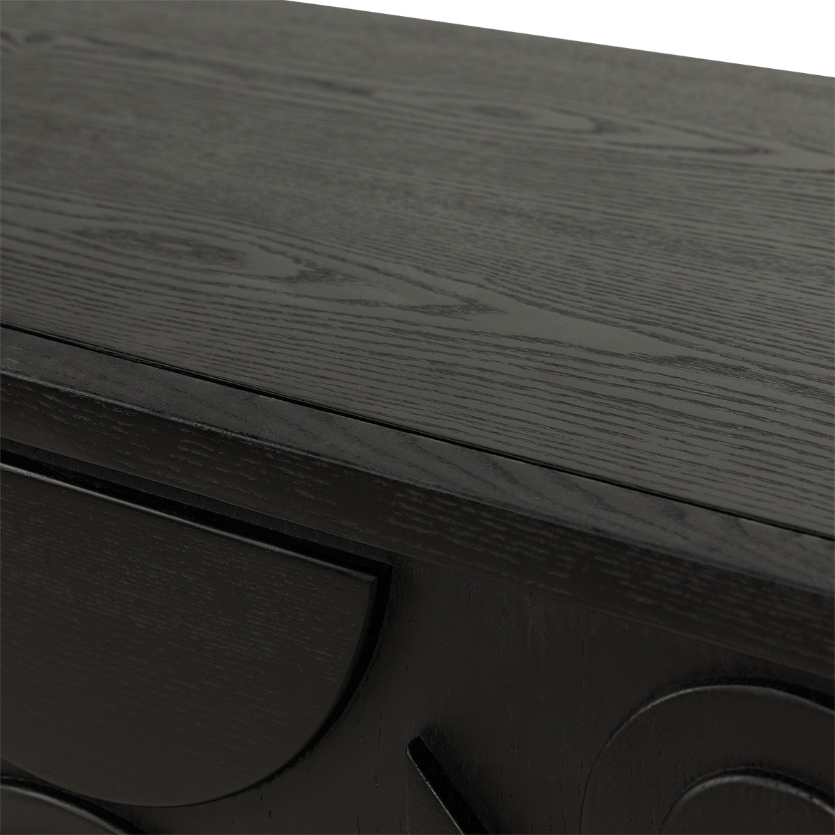 Palmia 3 Door Credenza in Ebony Stained Oak