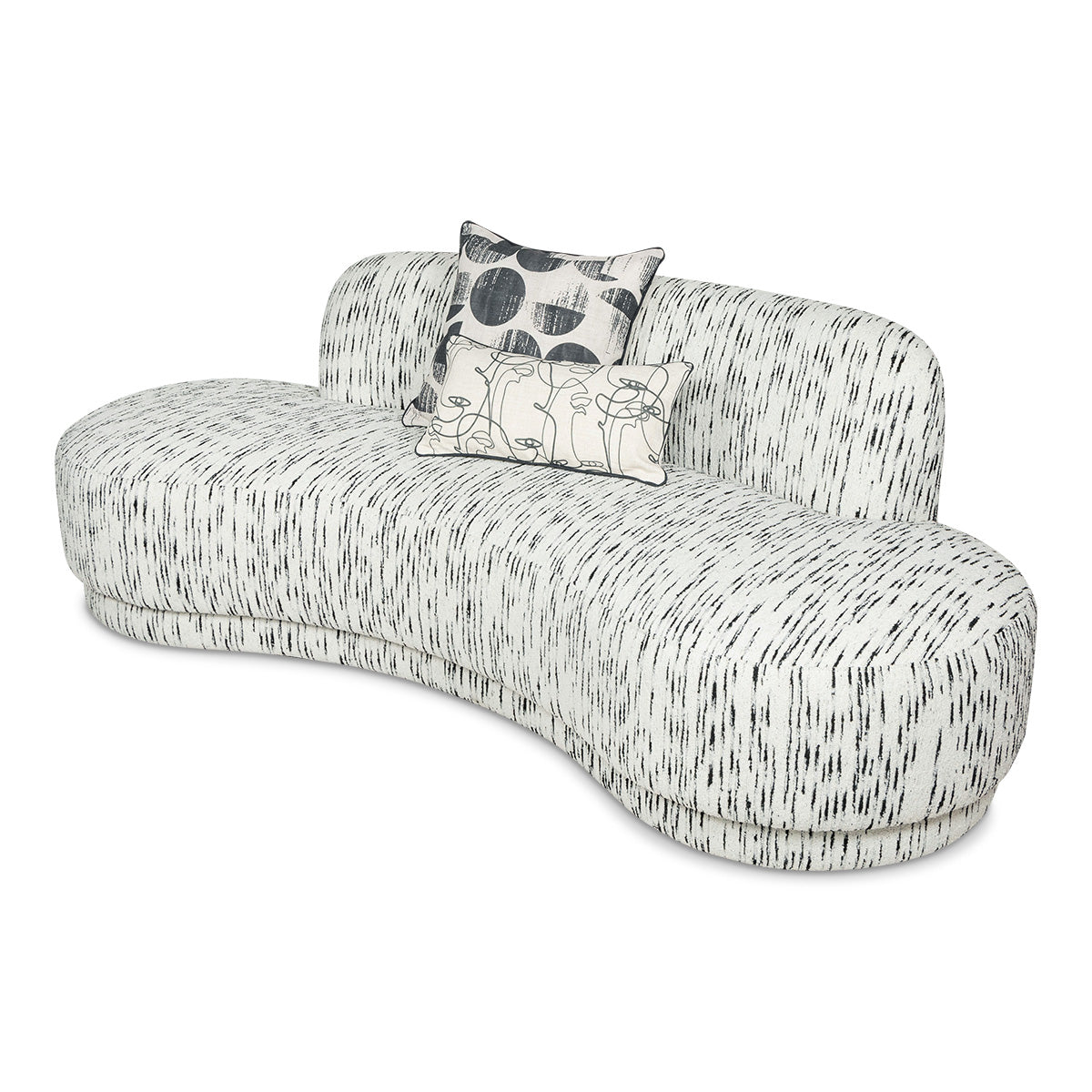 Sag Harbor Sofa in Zebra Boucle - ModShop