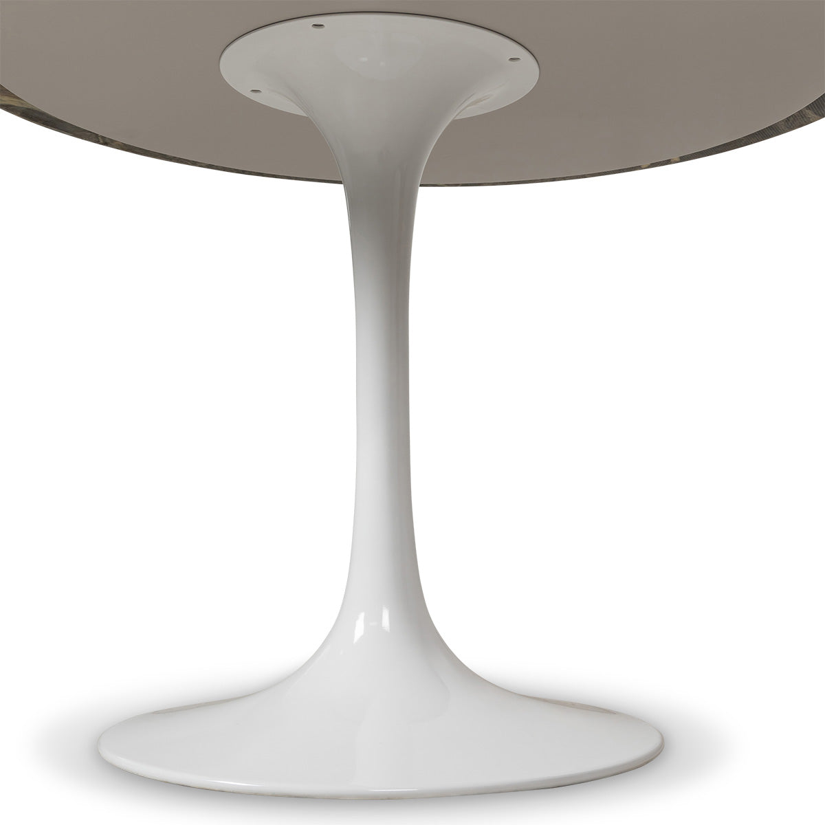 Tulip Round Dining Table with Marble Top