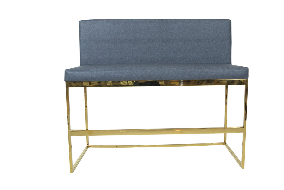 Bench 007 007 Bar Height Bench - Modern Bench with Full Back - ModShop