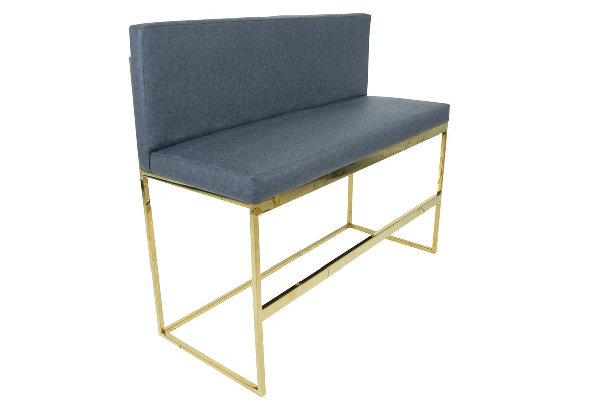 Bench 007 007 Bar Height Bench - Modern Bench with Full Back - ModShop