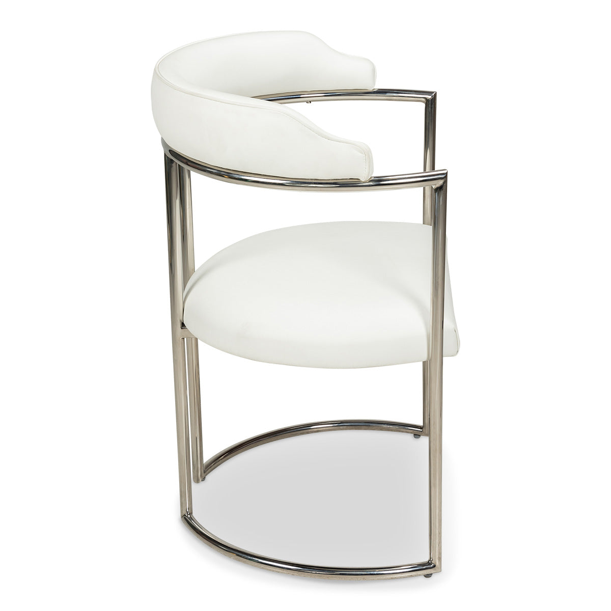 Acapulco 2 Dining Chair in White Leather