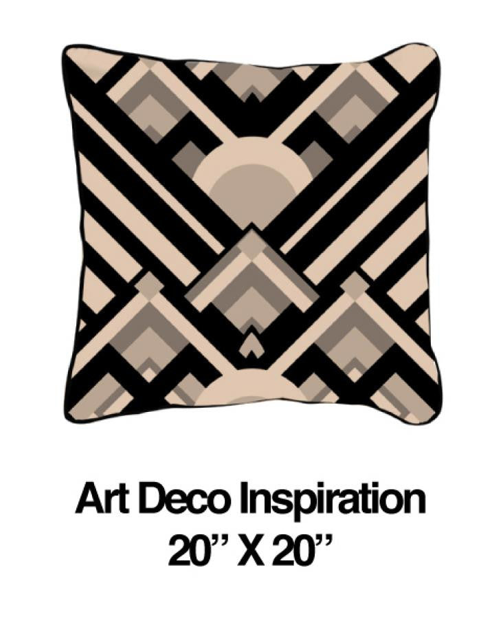 Art Deco Inspiration Black Oatmeal - ModShop1.com
