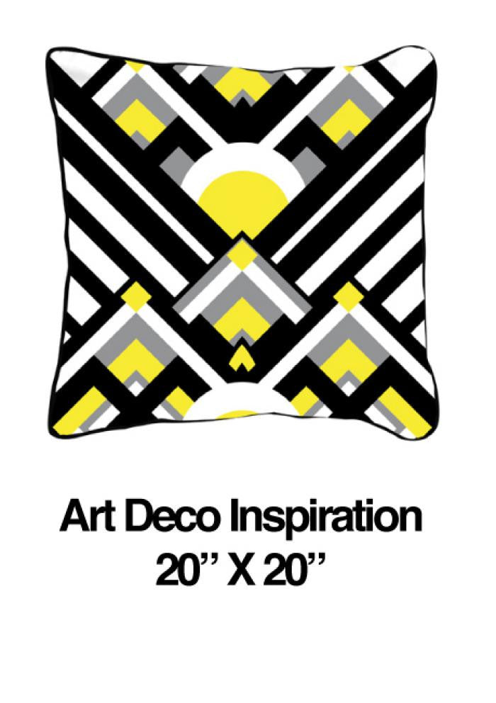 Art Deco Inspiration Yellow - ModShop1.com