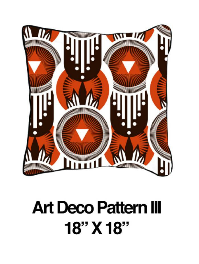 Art Deco Pattern Orange - ModShop1.com