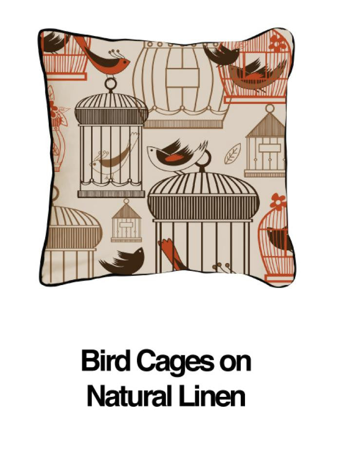 Bird Cages Orange Oatmeal - ModShop1.com