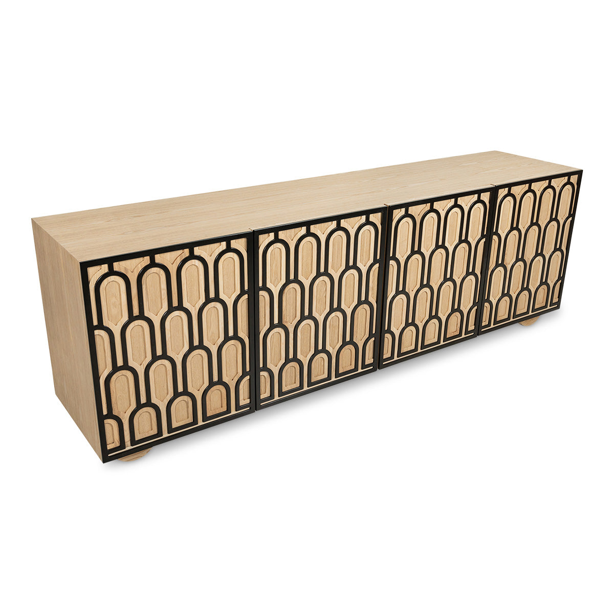 Fez 4 Door Credenza