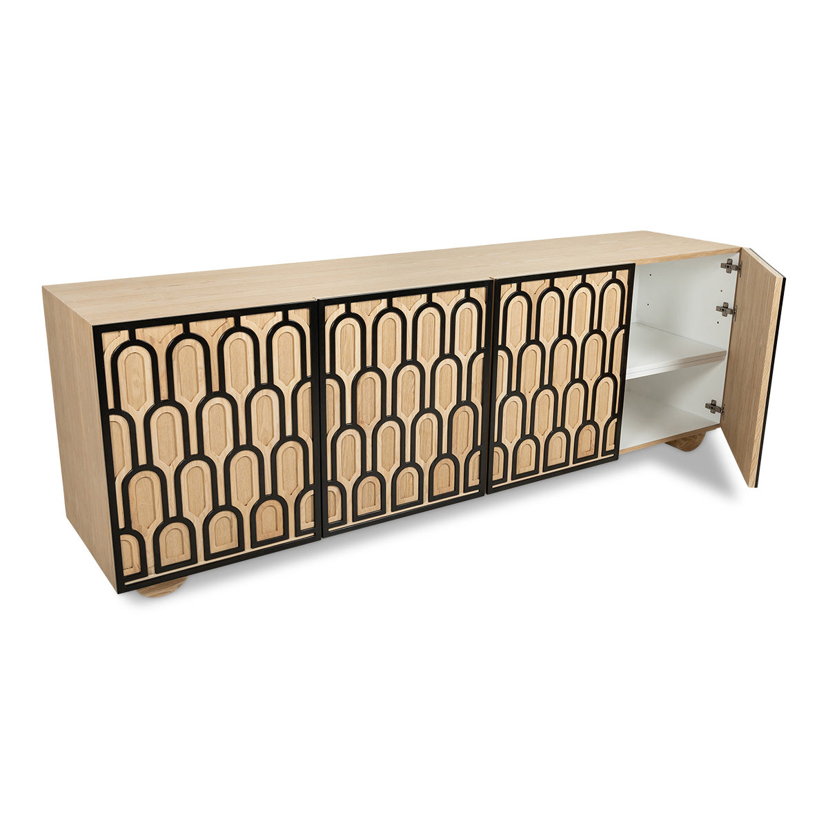 Fez 4 Door Credenza