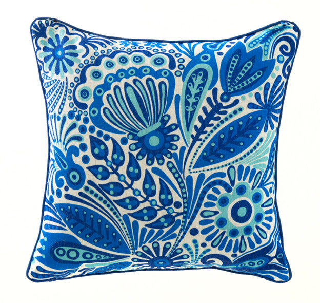 Floral Mulicolor Blue - ModShop1.com