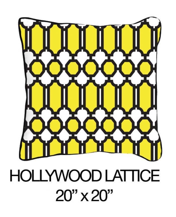 Hollywood Lattice Yellow/Black - ModShop1.com