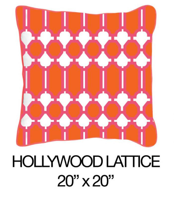 Hollywood Lattice Orange/Pink - ModShop1.com