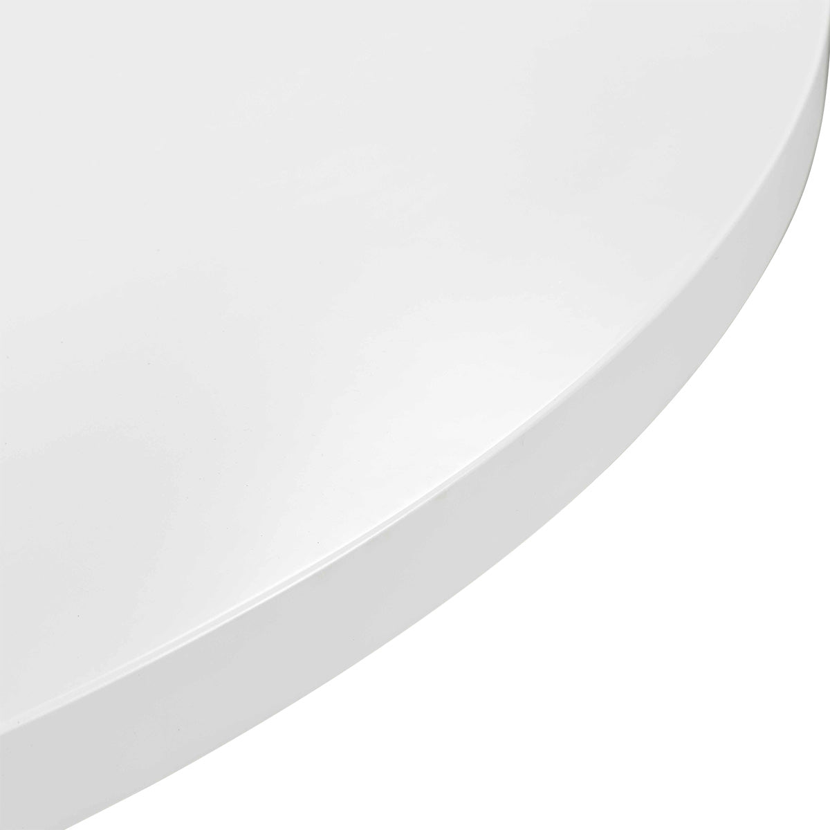 Istanbul Round Dining Table in Matte White Lacquer