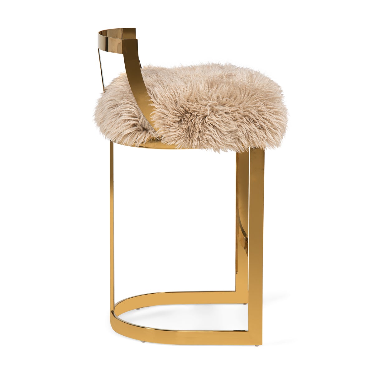 Madrid Bar and Counter Stool in Sheepskin