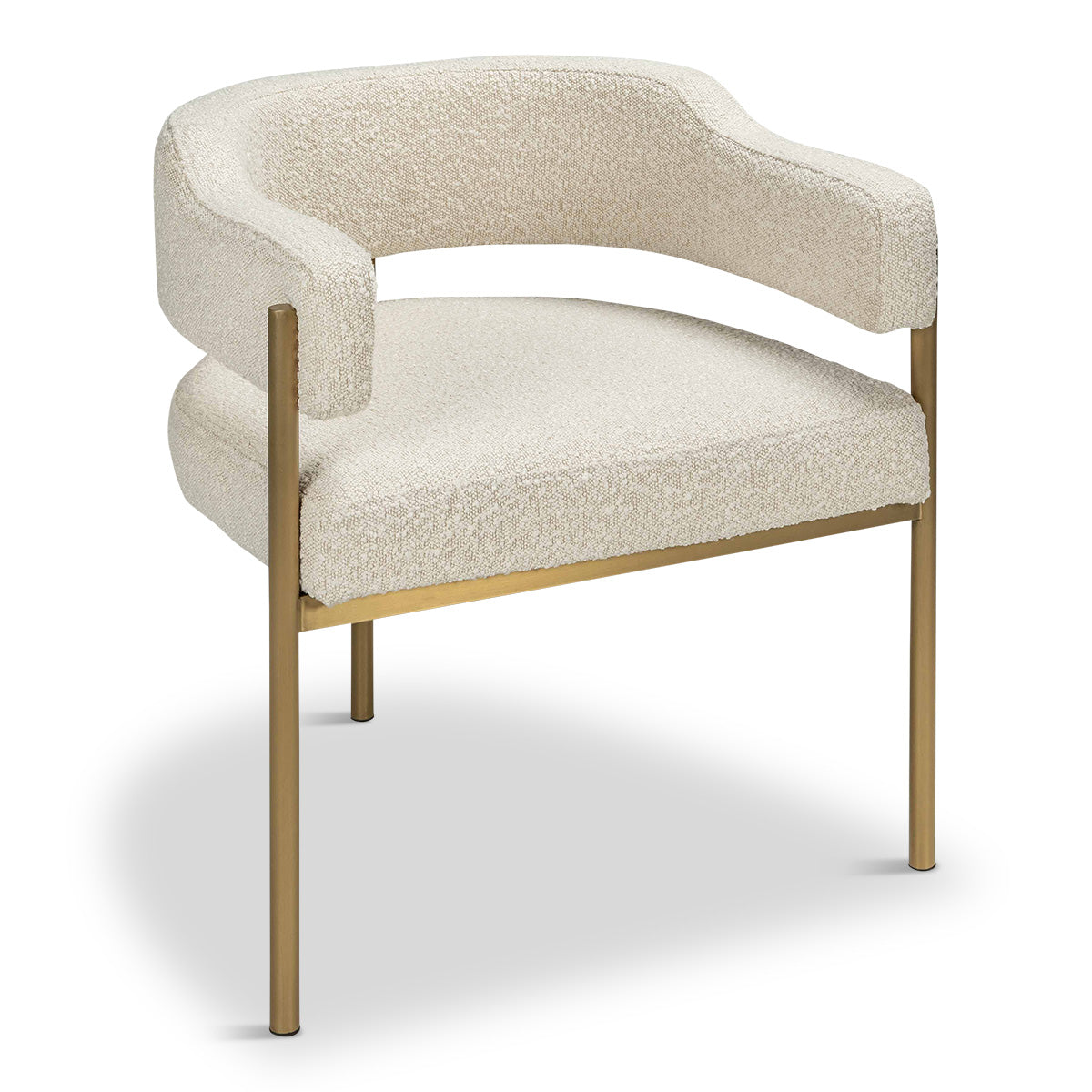 St. Tropez Dining Chair in Boucle