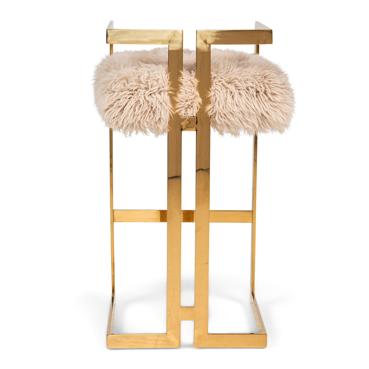 Upper East Side Bar and Counter Stool in Sheepskin