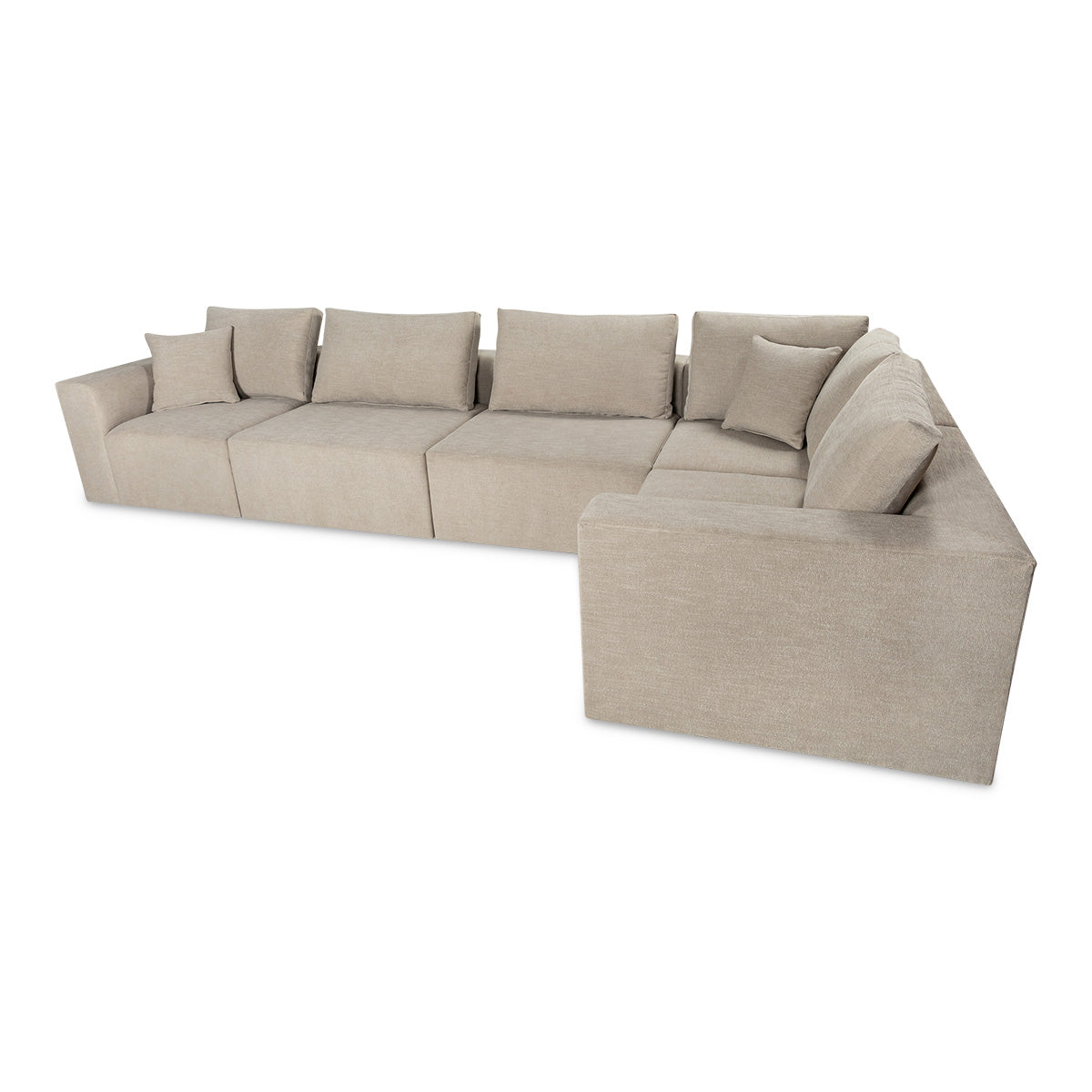 Vail Sectional in Burlap