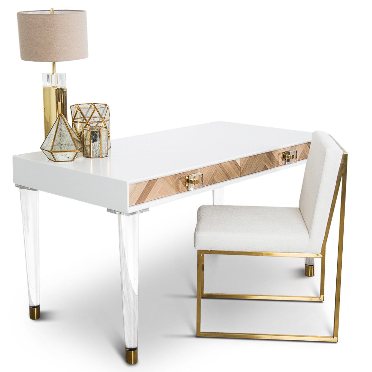 Modern Desks - Lucite, White Lacquer, Wood & More - ModShop