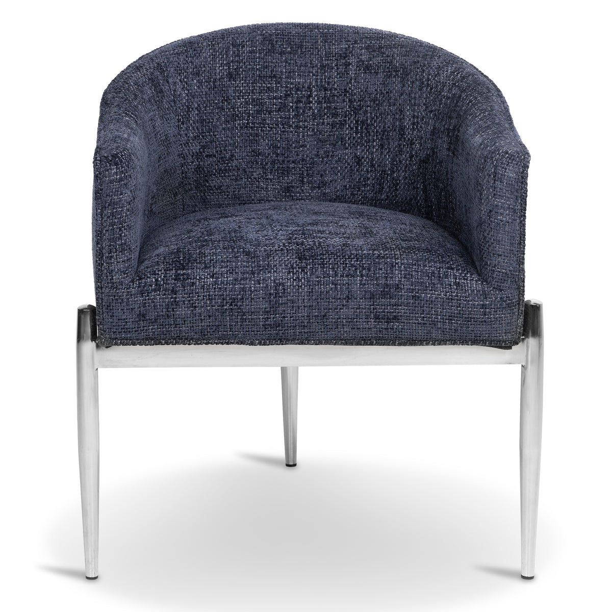 Art Deco Dining Chair in Knit Fabric