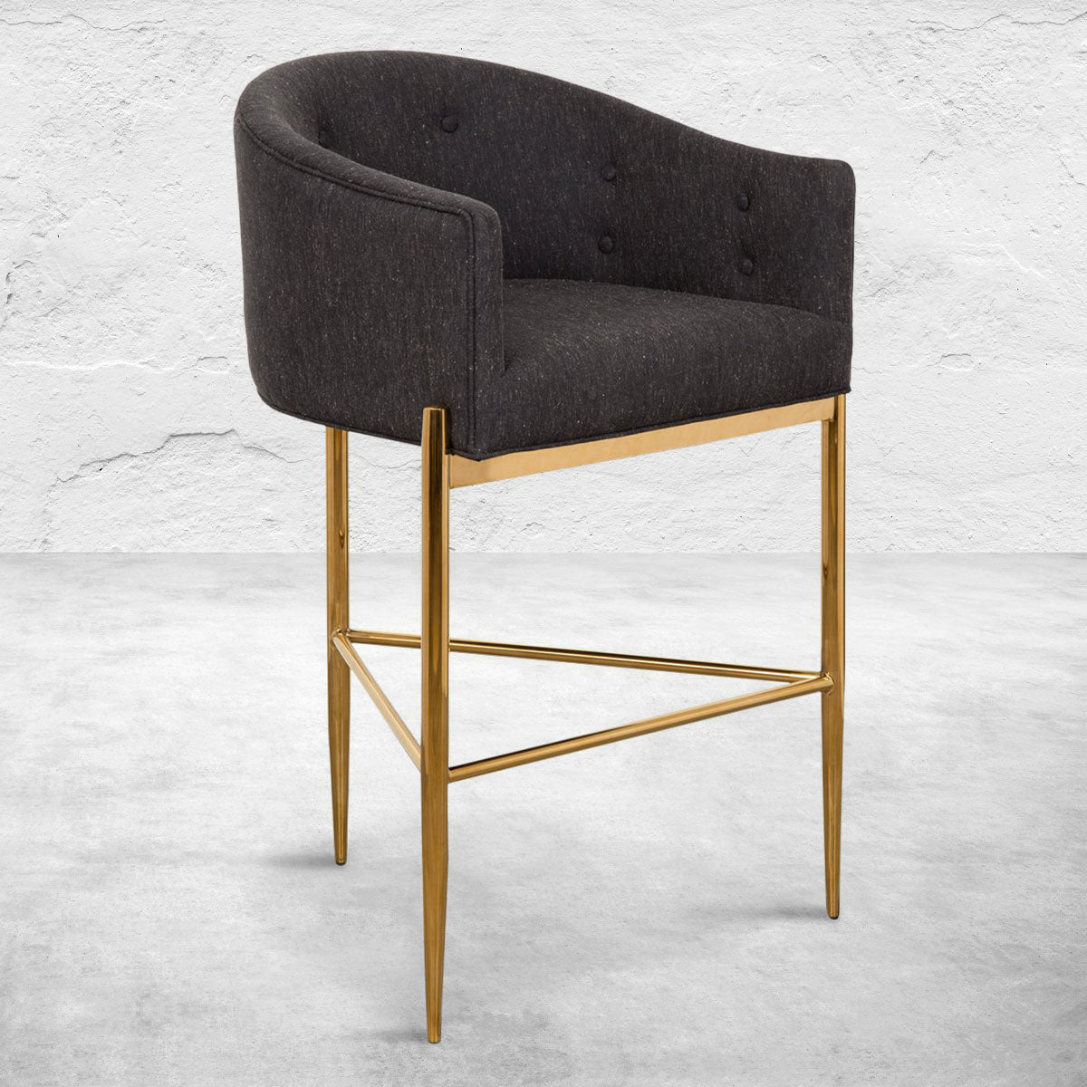 Brass discount bar chairs