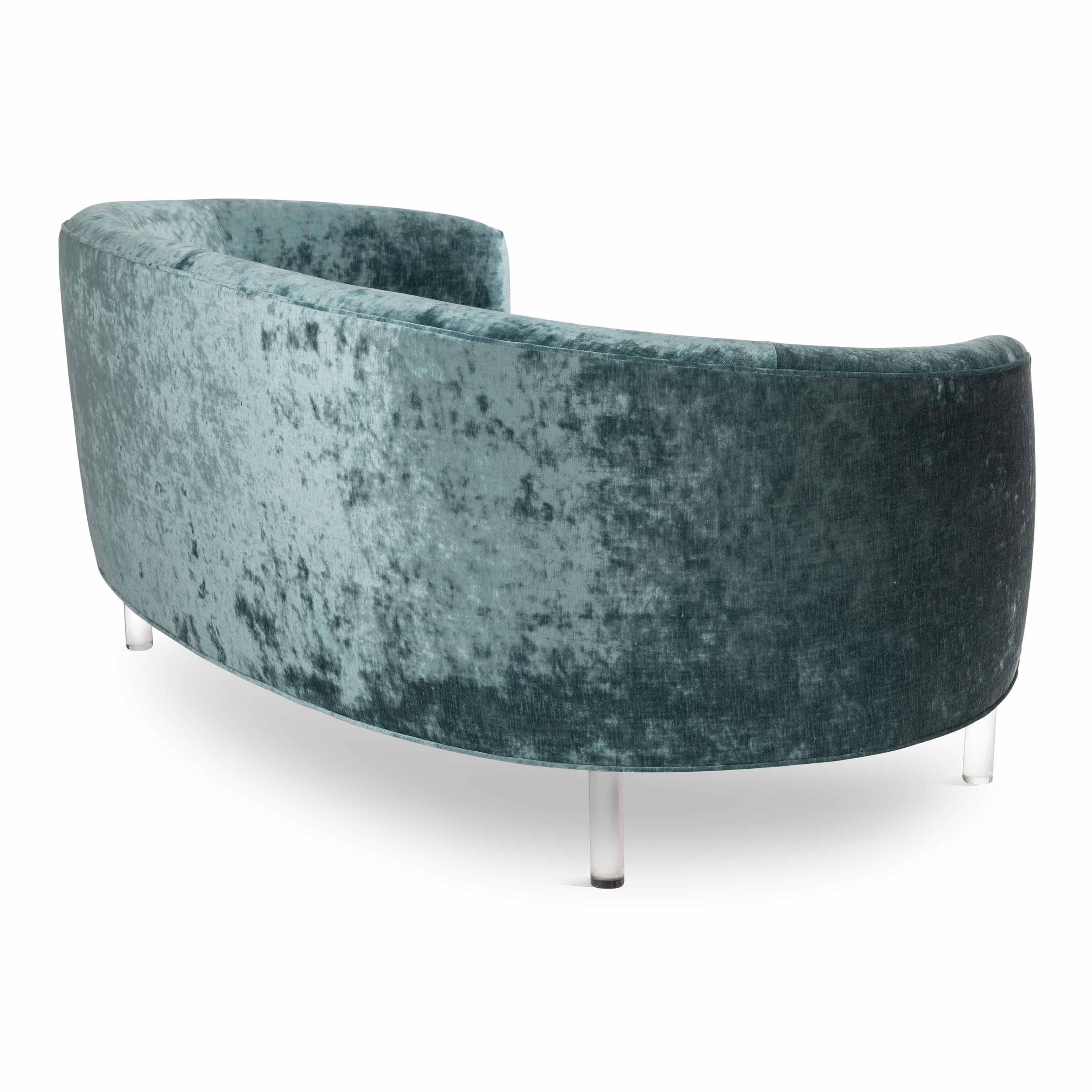 Crushed velvet discount sofa and chair