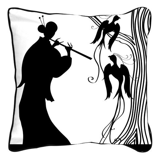 Asian Silhouettes Black / White - ModShop1.com