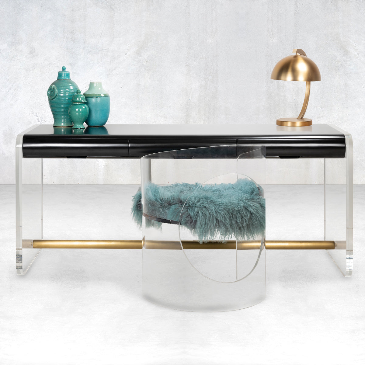 Modern Desks - Lucite, White Lacquer, Wood & More - ModShop